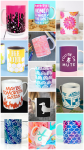 mugs made with cricut, collage of projects