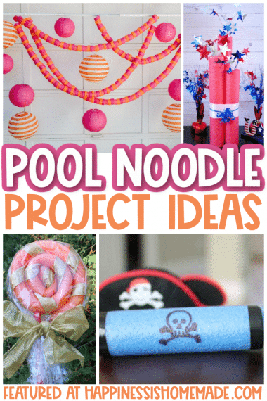 pool noodle project ideas collage