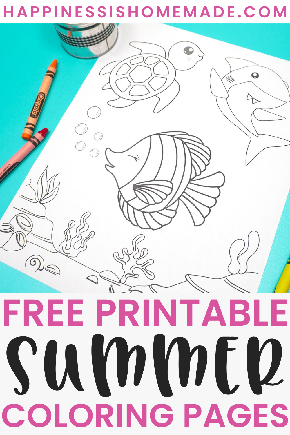 Free printable Summer coloring pages