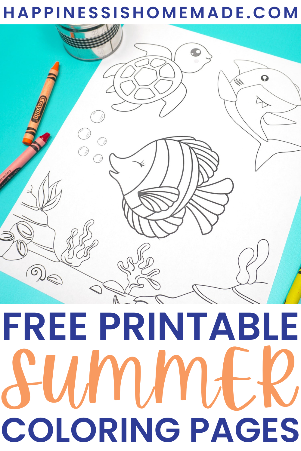 Free Printable Summer Coloring Pages