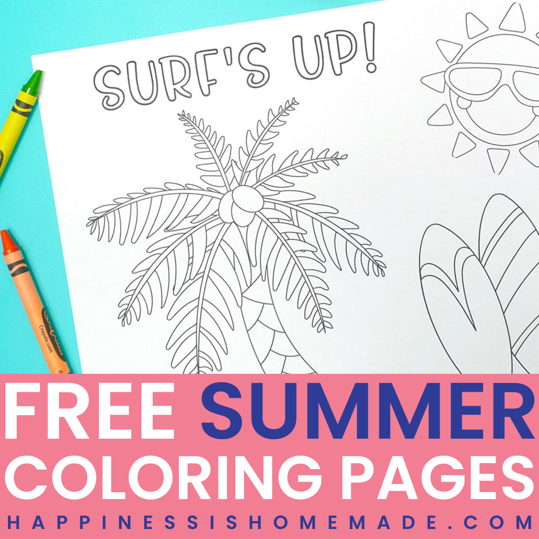 Free Summer Coloring Pages