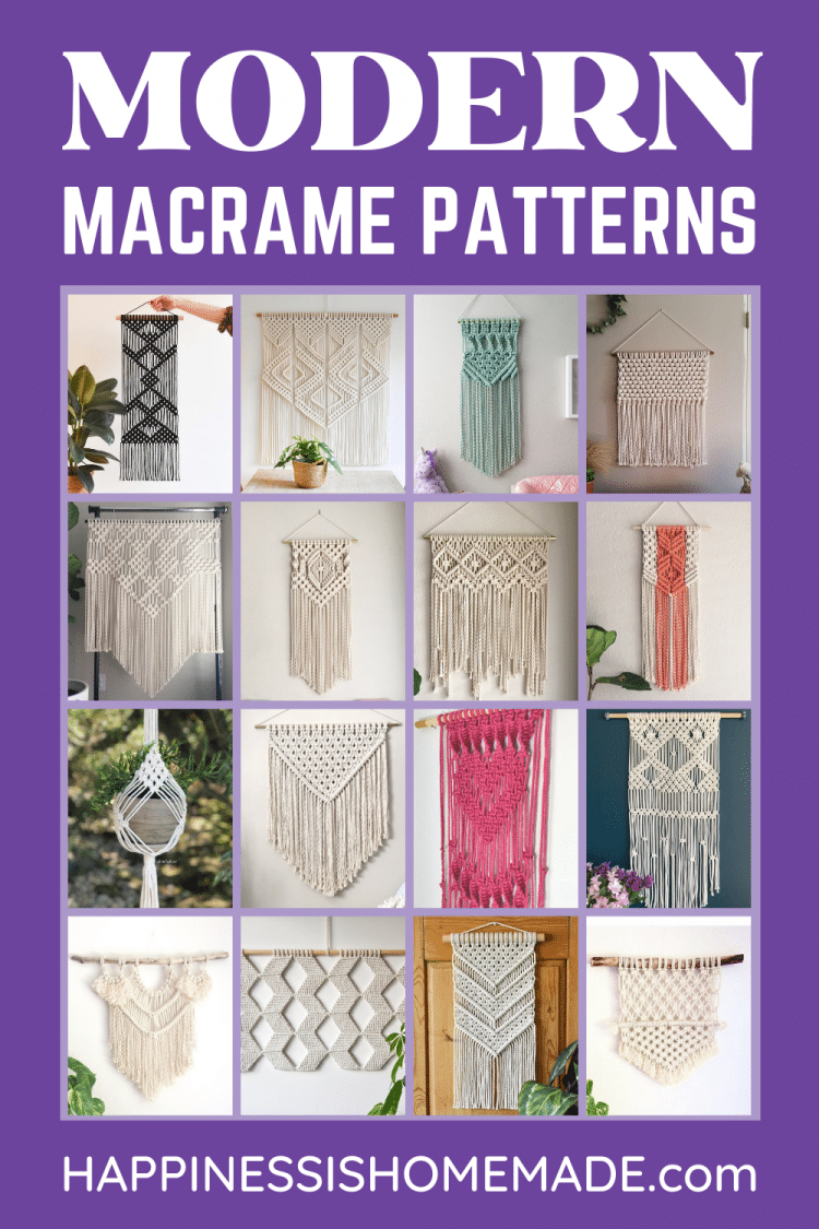 16 Modern Macramé Patterns for beginners