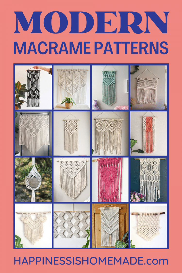 Modern Macramé Patterns DIY craft