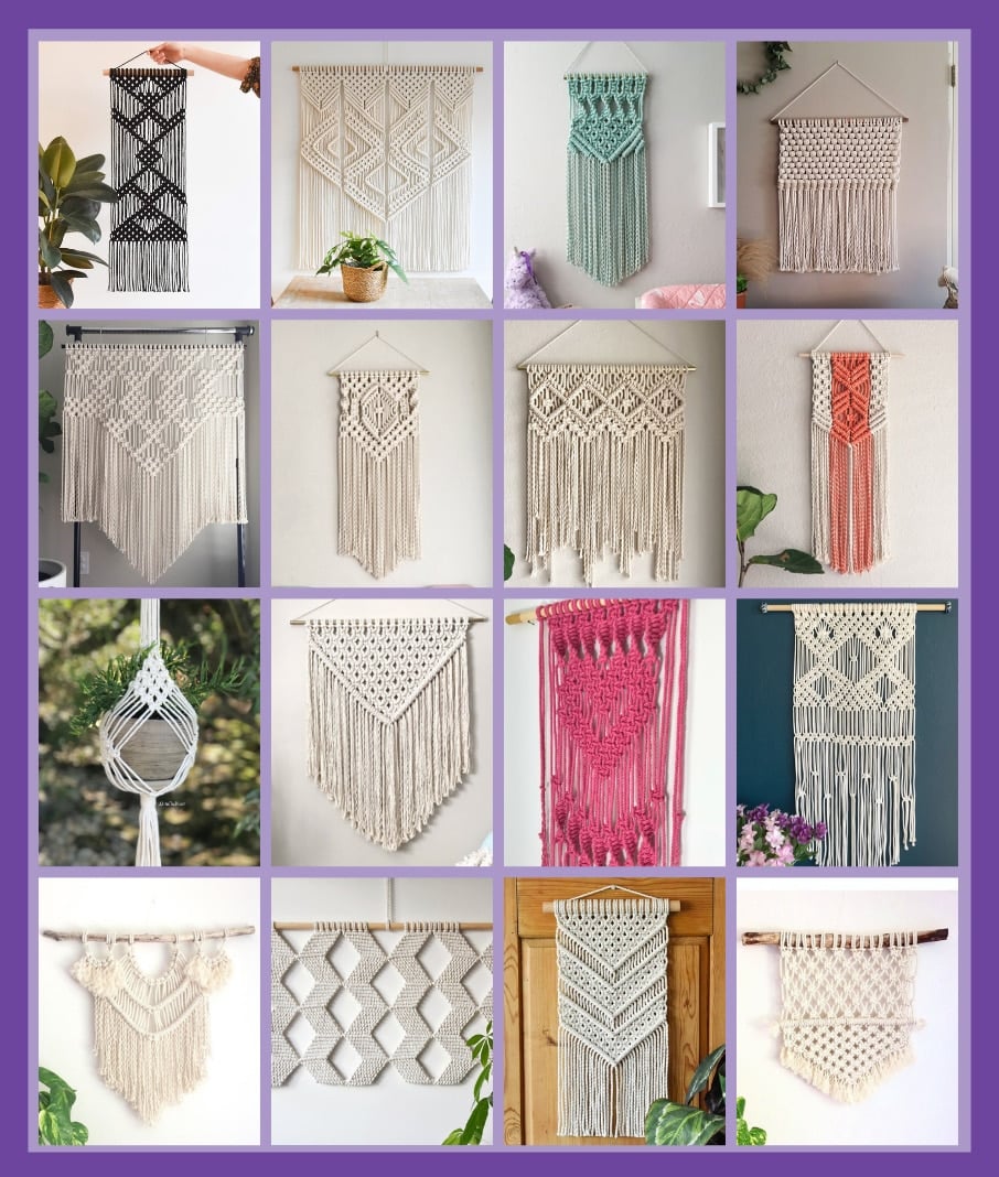 modern macrame patterns collection