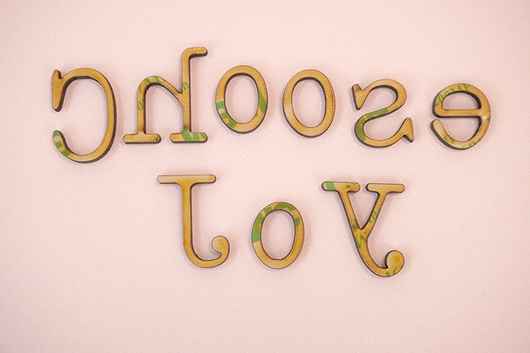 choose joy rainbow macrame wall hanging kit letter pieces