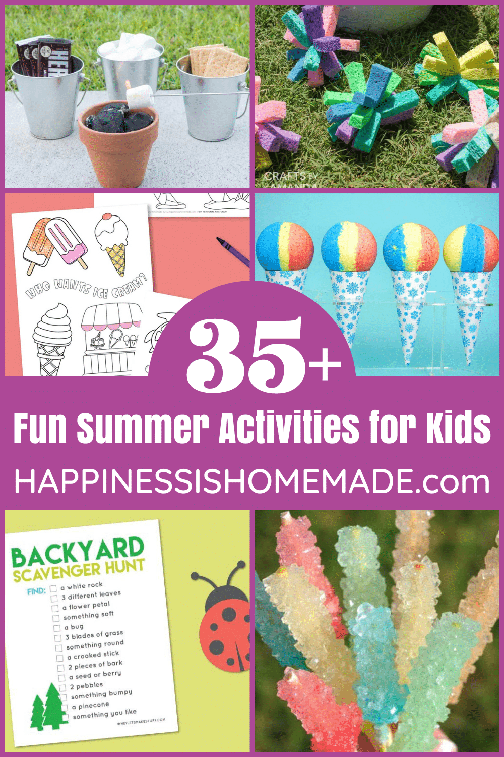 30 Best Summer Camp Crafts for Kids - Messy Little Monster