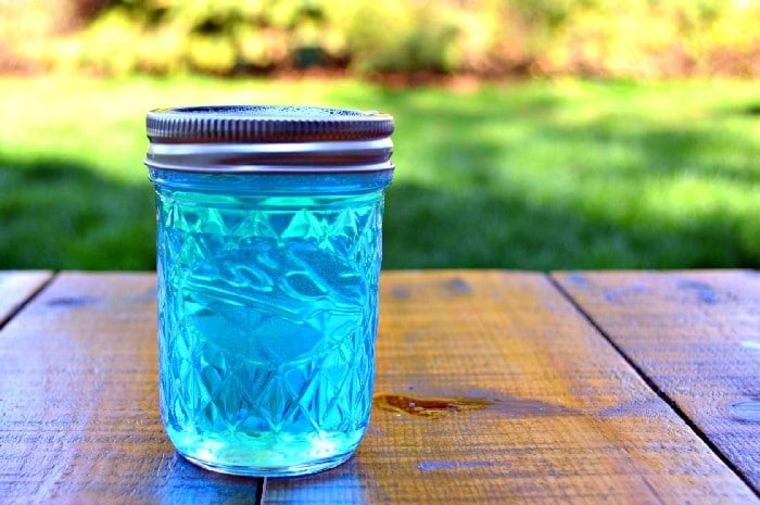 DIY scented bubbles kids craft project in mason jar