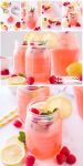 fresh and easy to make homemade raspberry lemonade recipe