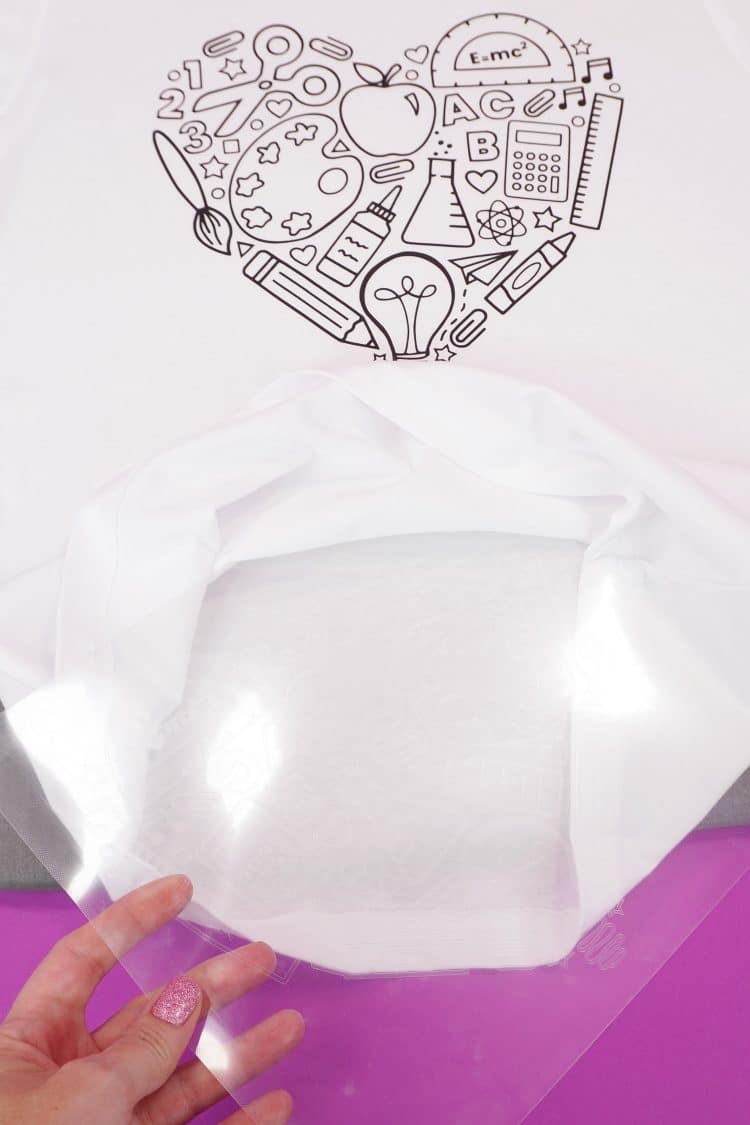 reusing transfer paper to make 100 days brighter svg