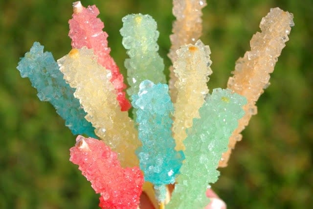 rock candy displayed in various colors