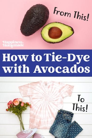 how to tie dye with avocados