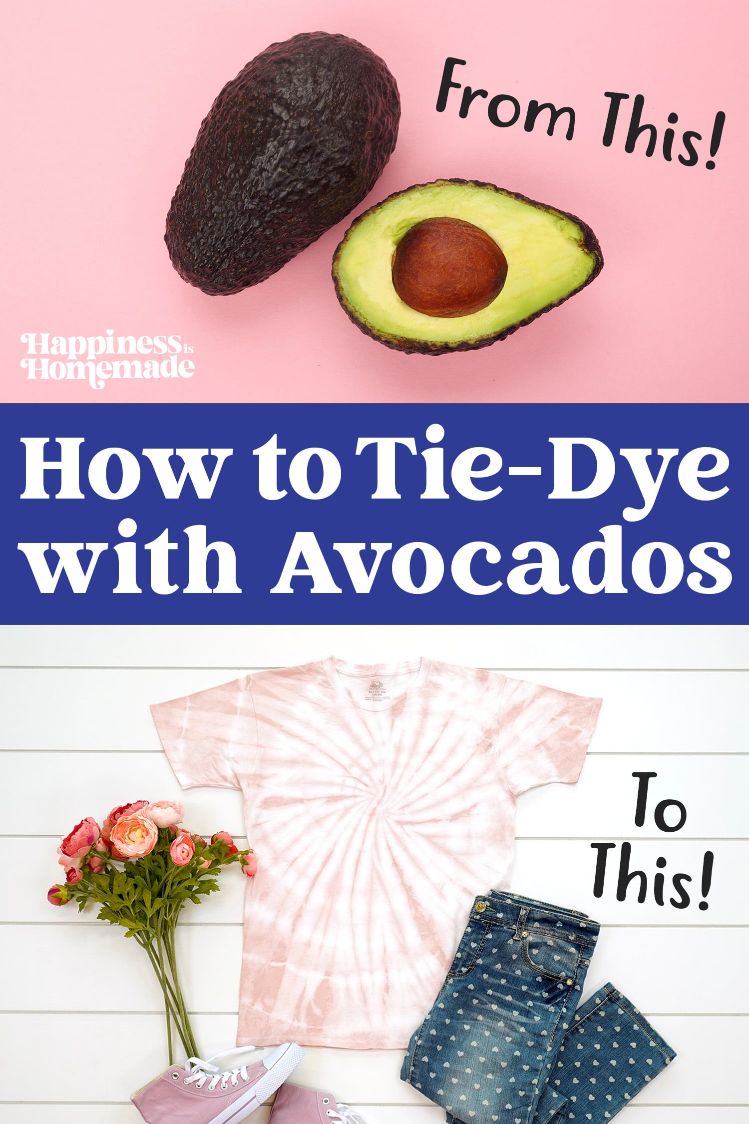 Avocado Dye: Tie-Dye Pits! - is Homemade