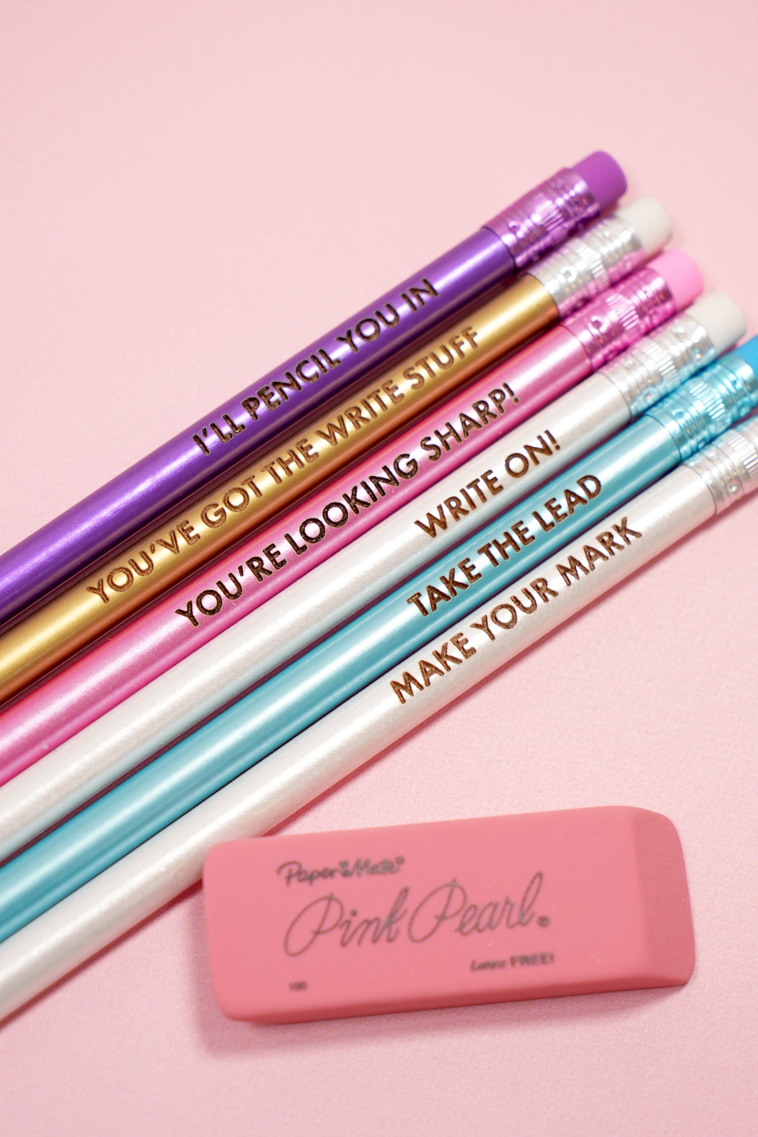 Pastel Funny Teacher Pencils