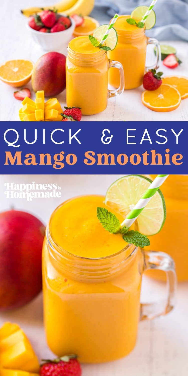 quick and easy mango smoothie recipe