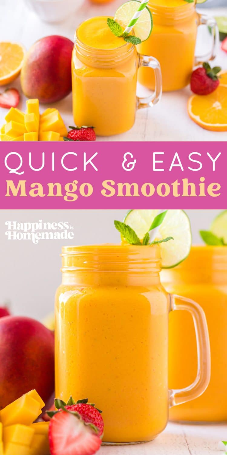 quick and easy mango smoothie recipe