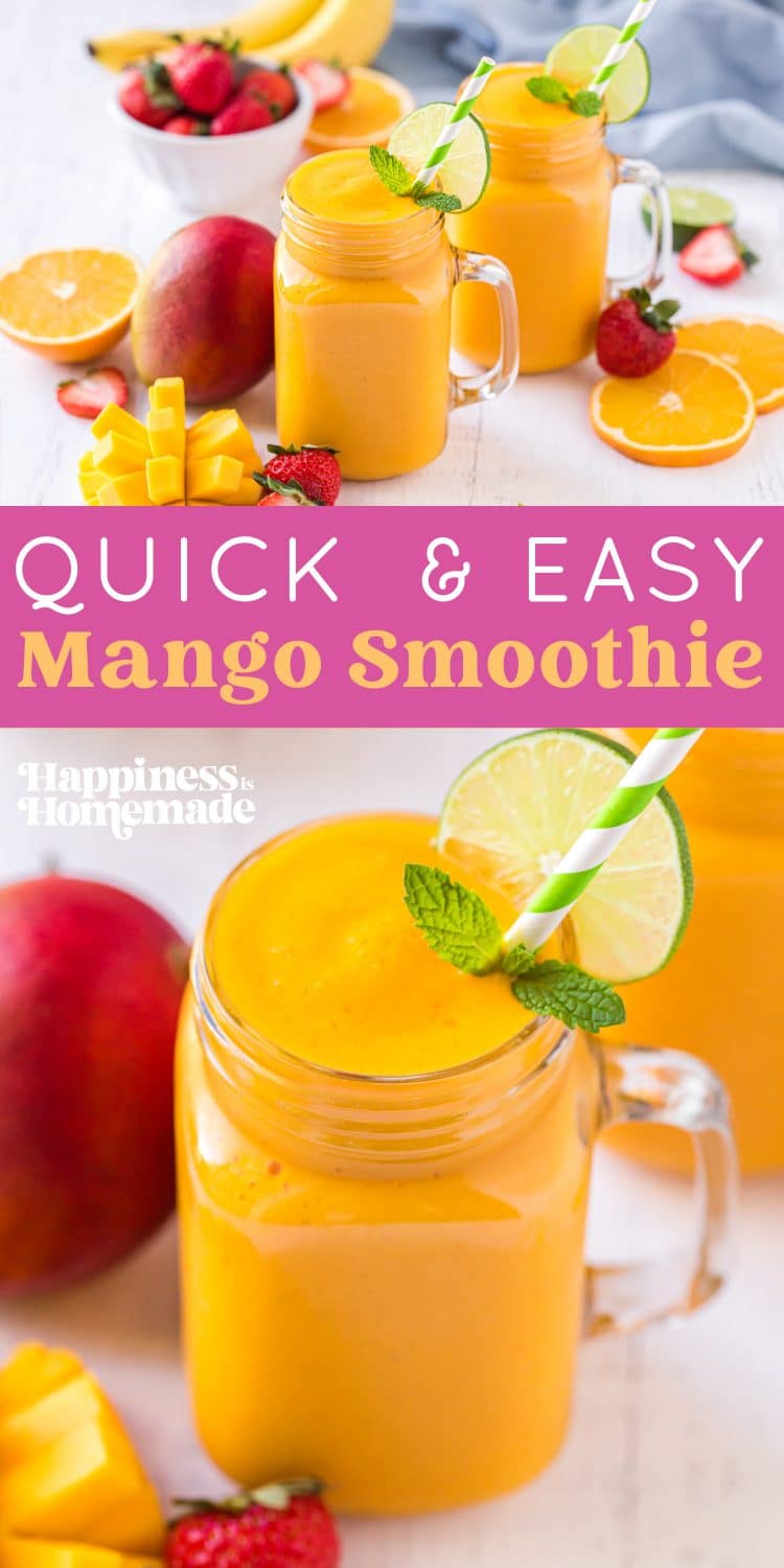 quick and easy mango smoothie recipe