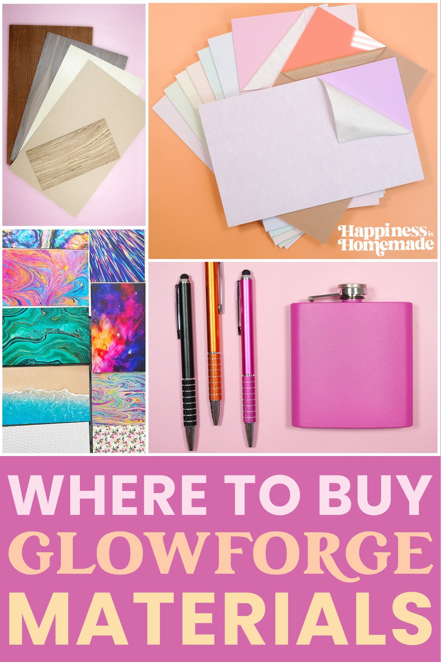 Where to Buy Glowforge Materials: The ULTIMATE Guide!