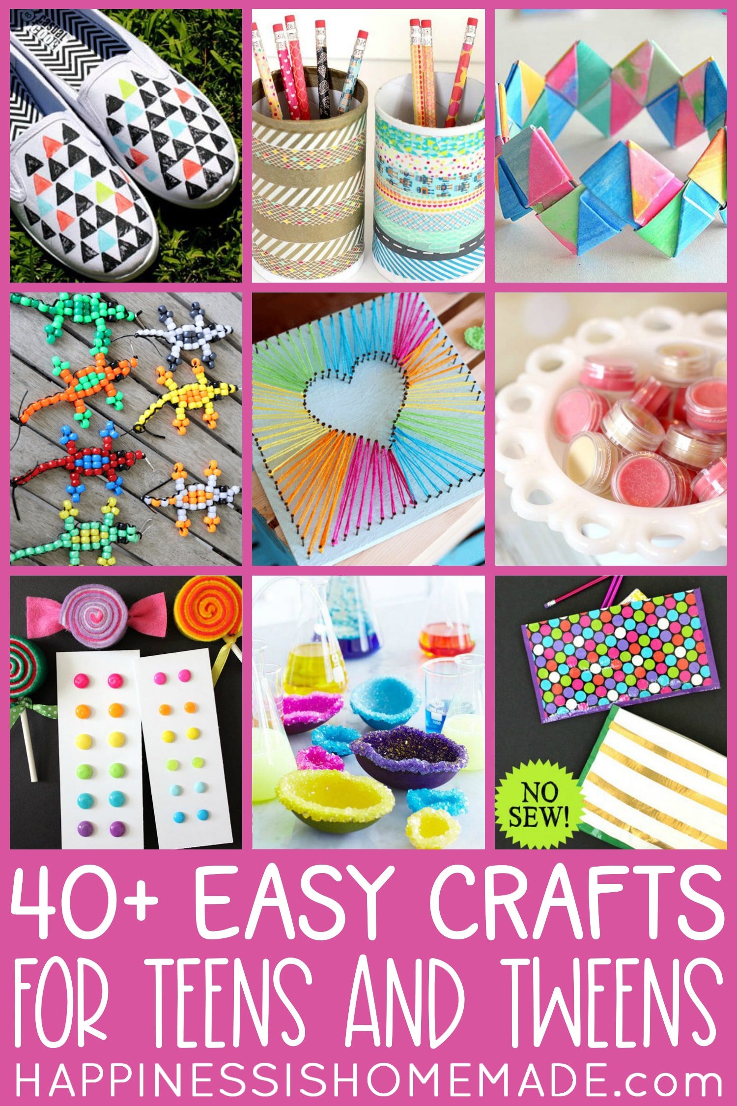 40+ Easy Crafts for Teens & Tweens