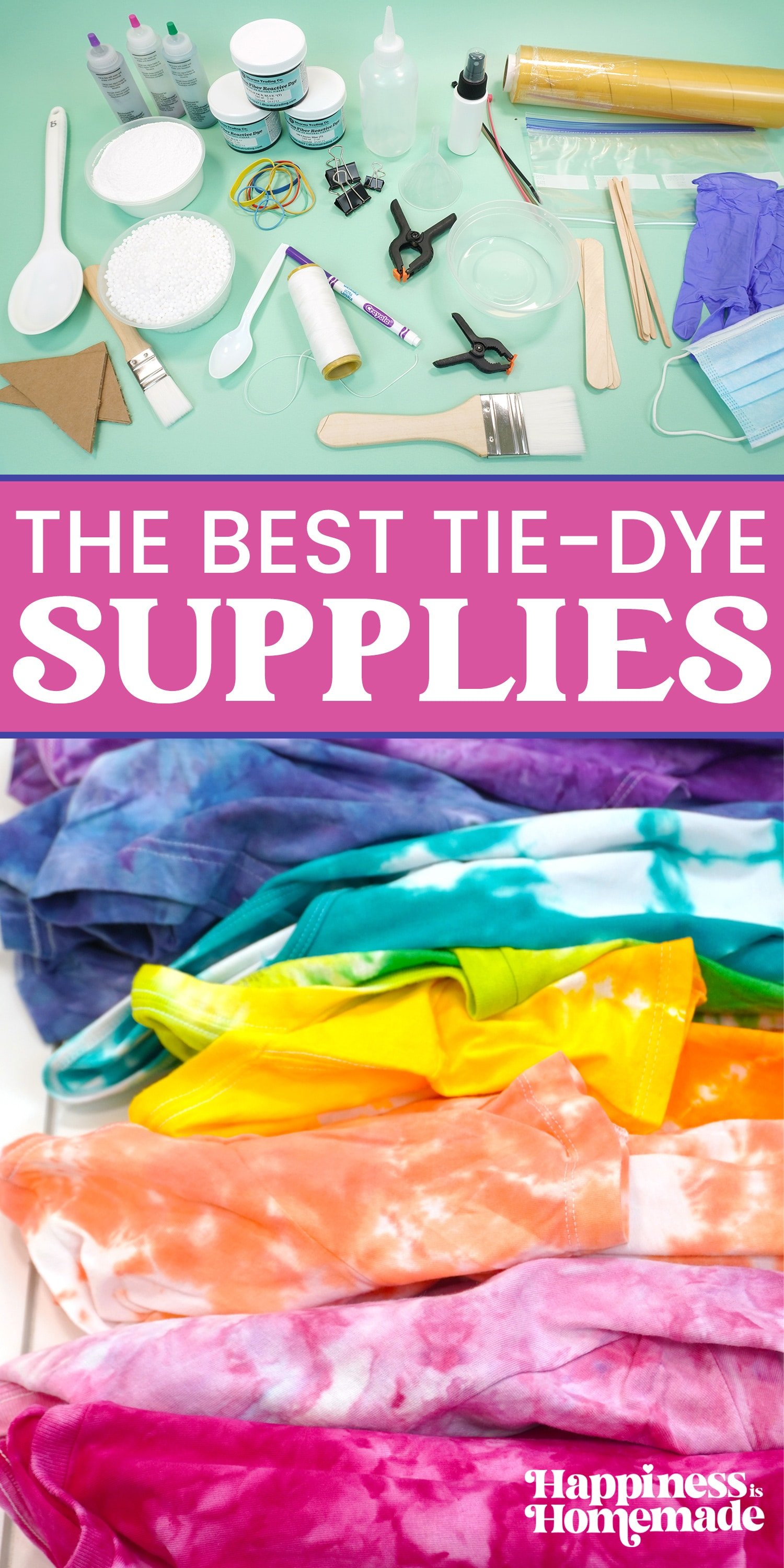 the best tie dye supplies