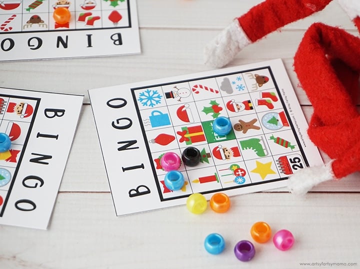 printable bingo cards for your elf on the shelf