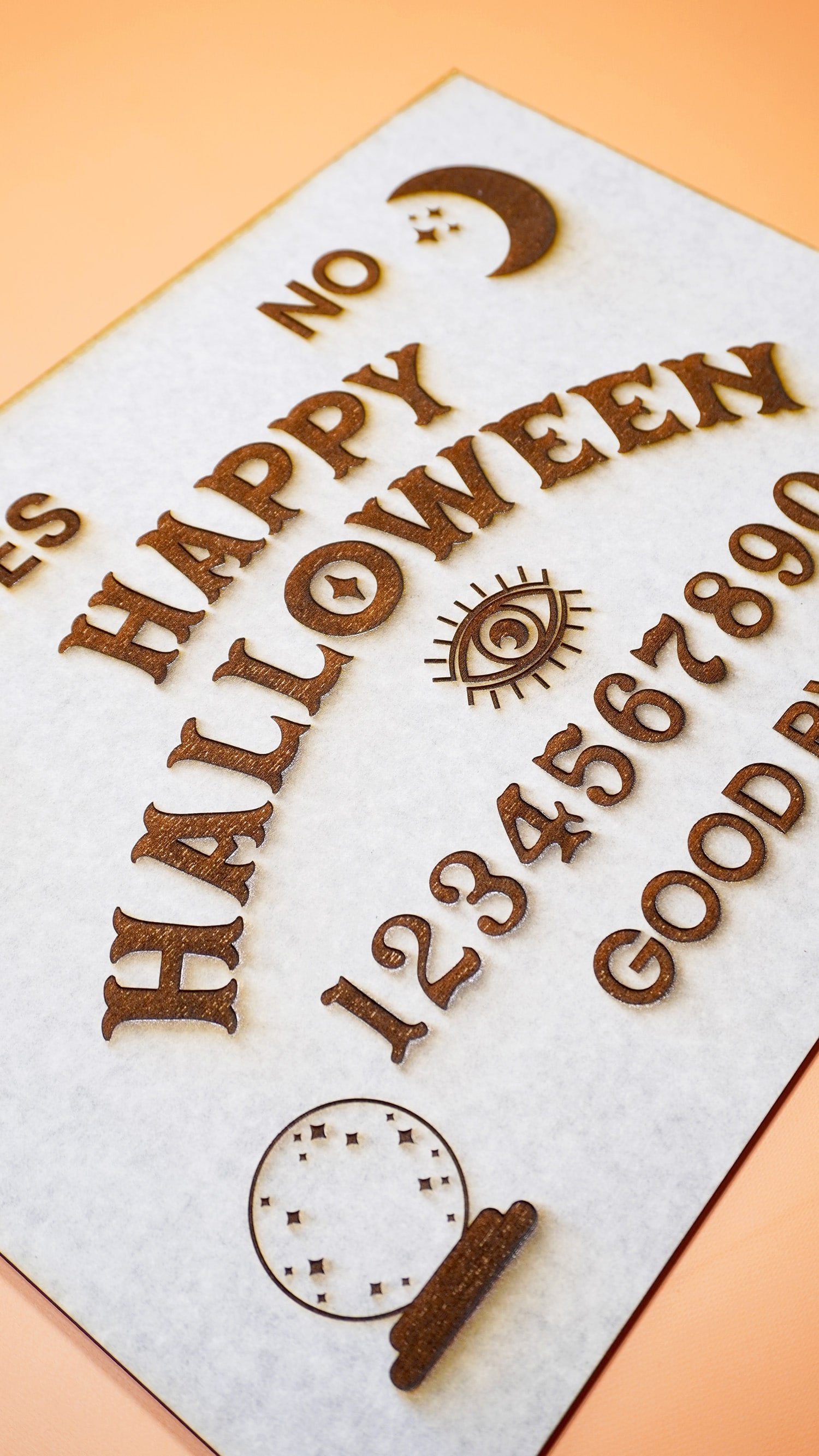 happy halloween sign ouija board inspired svg file