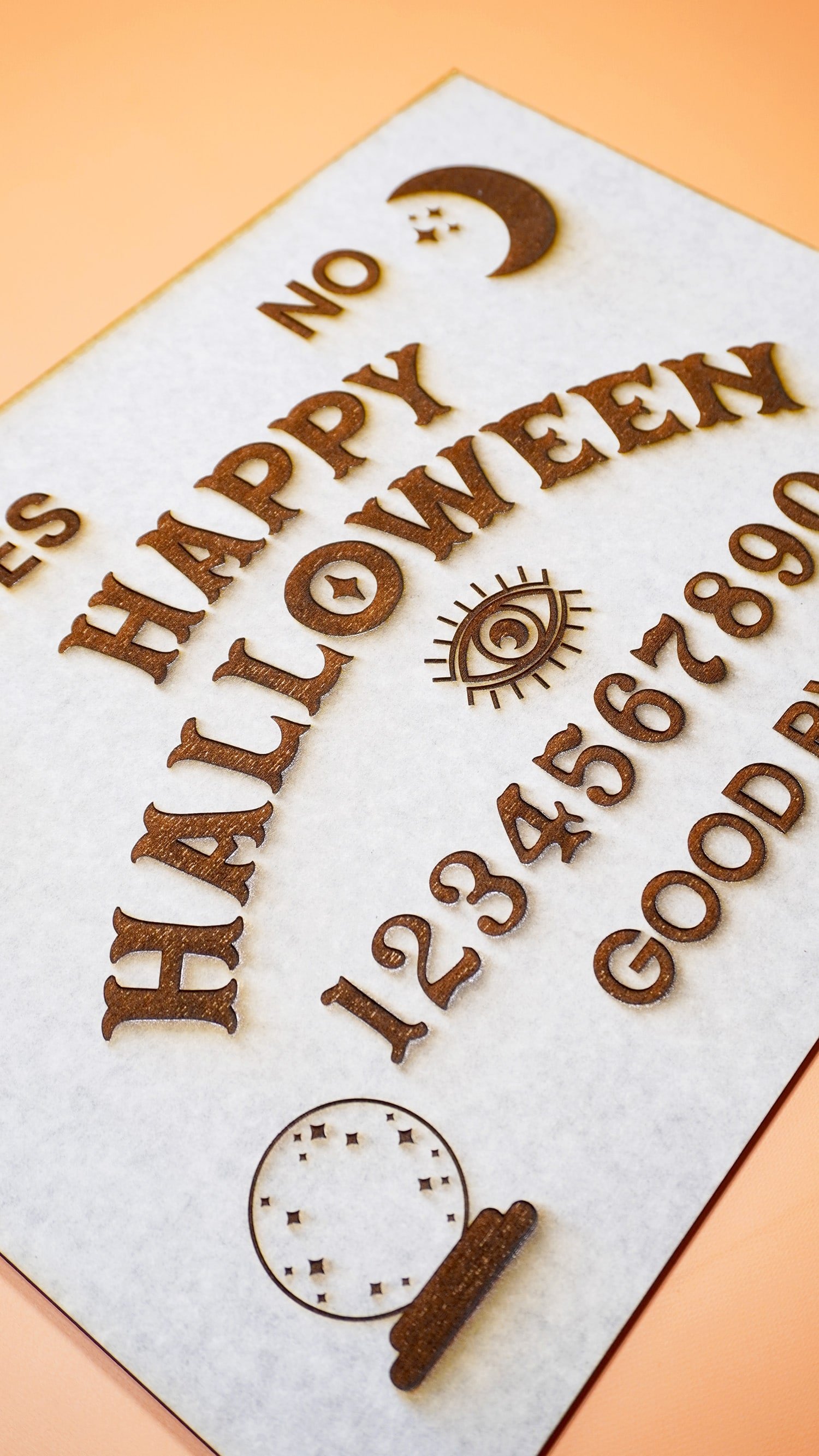 happy halloween sign ouija board inspired svg file 