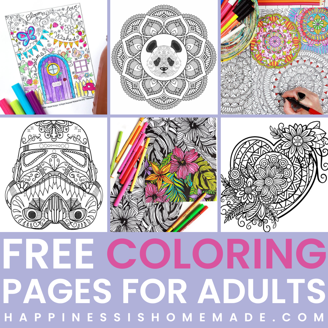 Free Coloring Pages For Adults