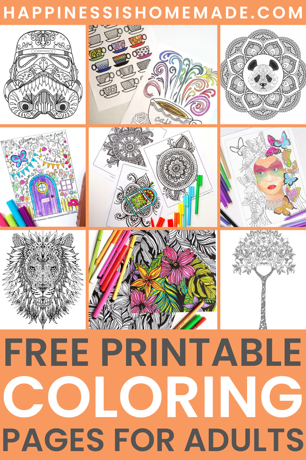 Free Printable Coloring Pages For Adults