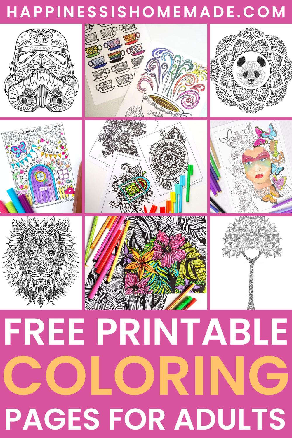 Free Printable Coloring Pages For Adults