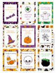 Halloween lunch notes printable graphic