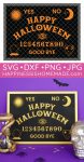 happy halloween sign ouija board inspired svg file 