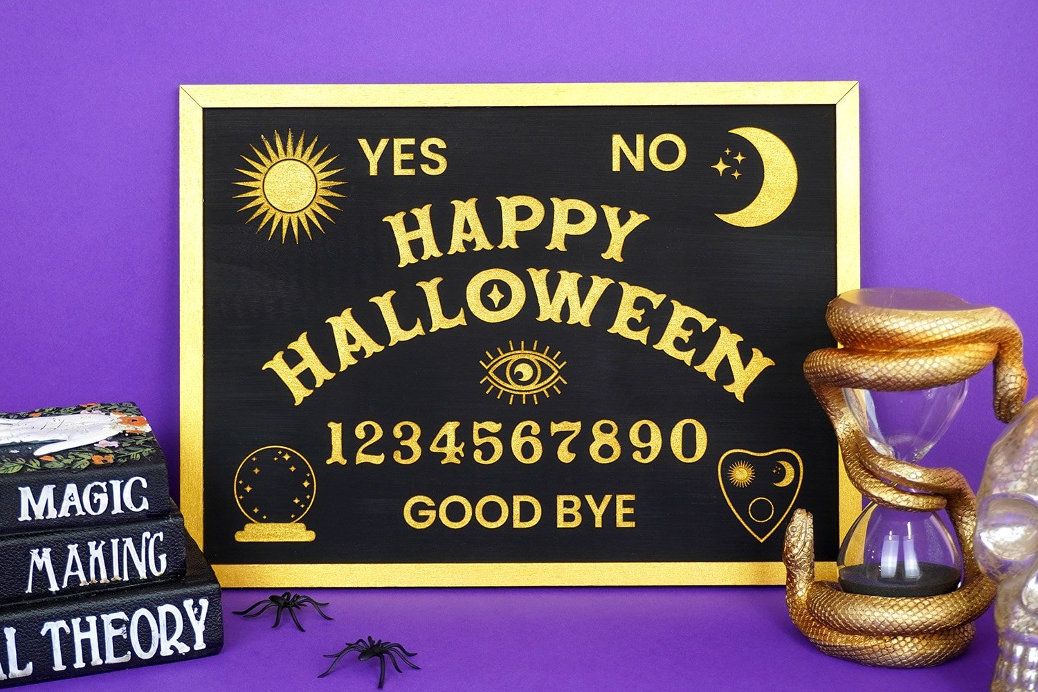 happy halloween sign ouija board inspired svg file 