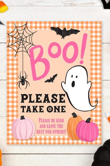 boo please take one candy bowl printable sign