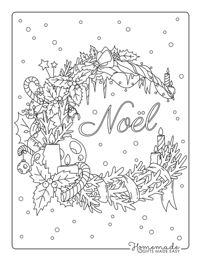 Christmas coloring pages for adults