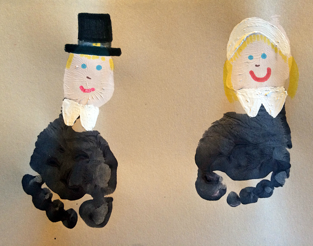 footprint pilgrims craft activity