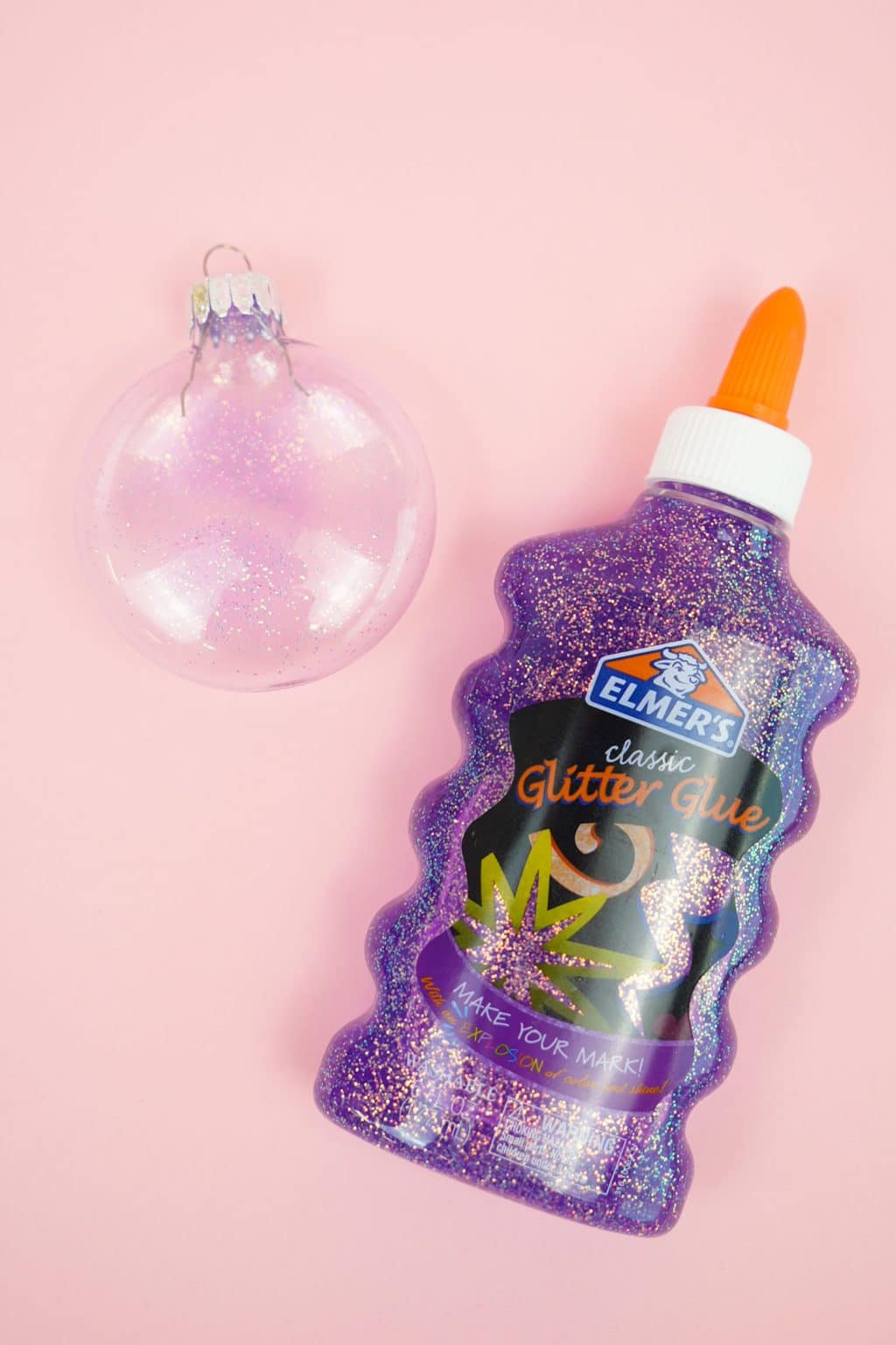The Best Glue for Glitter Christmas Ornaments Happiness is Homemade