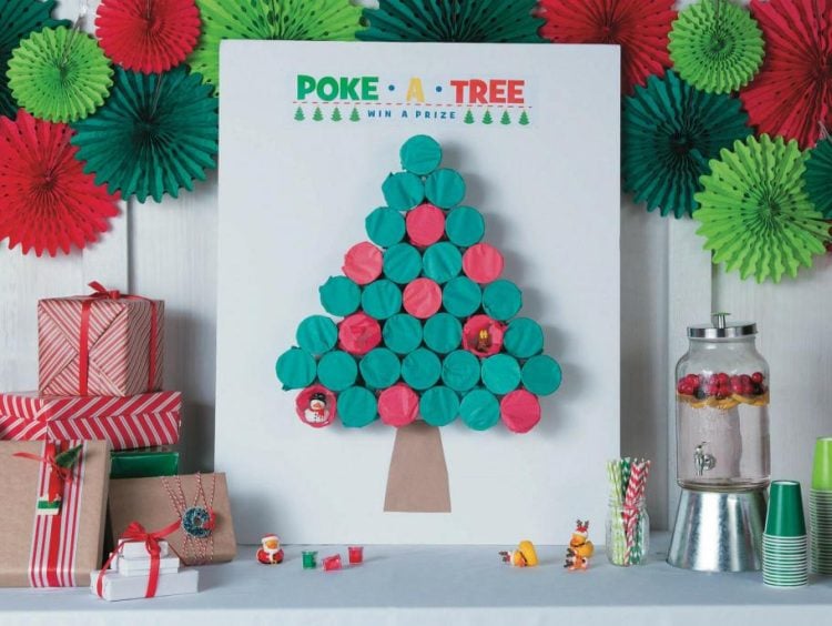 poke a tree game christmas game for kids and adults