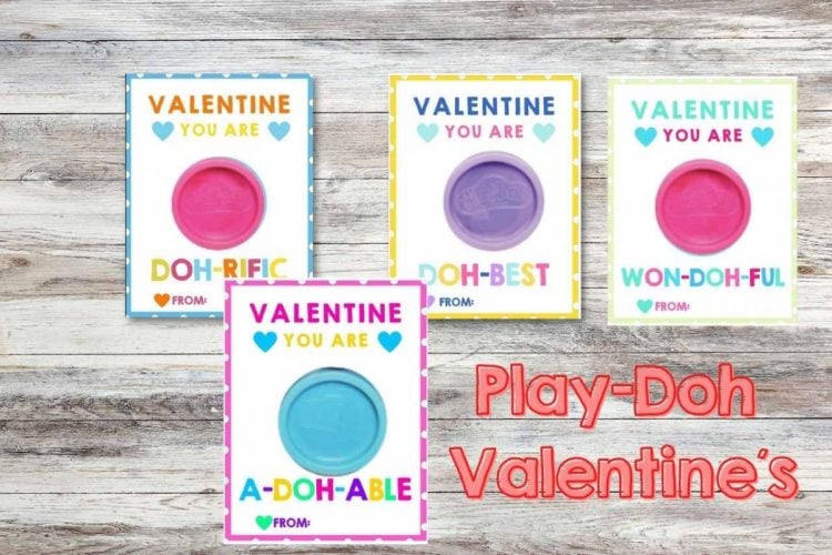 play-doh valentine cards 