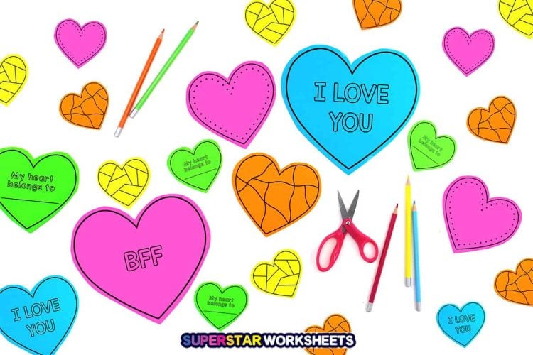 heart template printables with scissors 