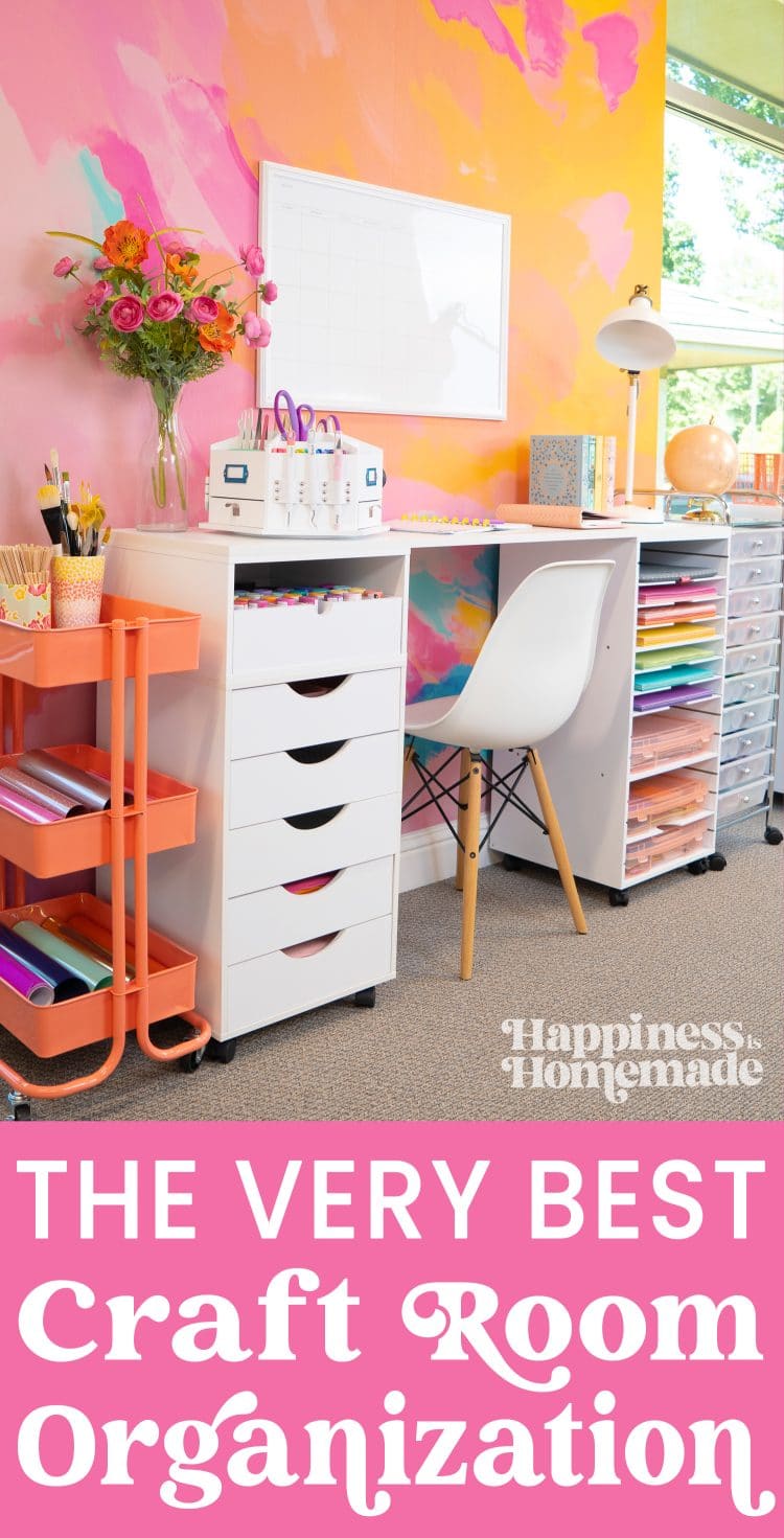 Craft Room Organization + Décor Resources - Happiness is Homemade