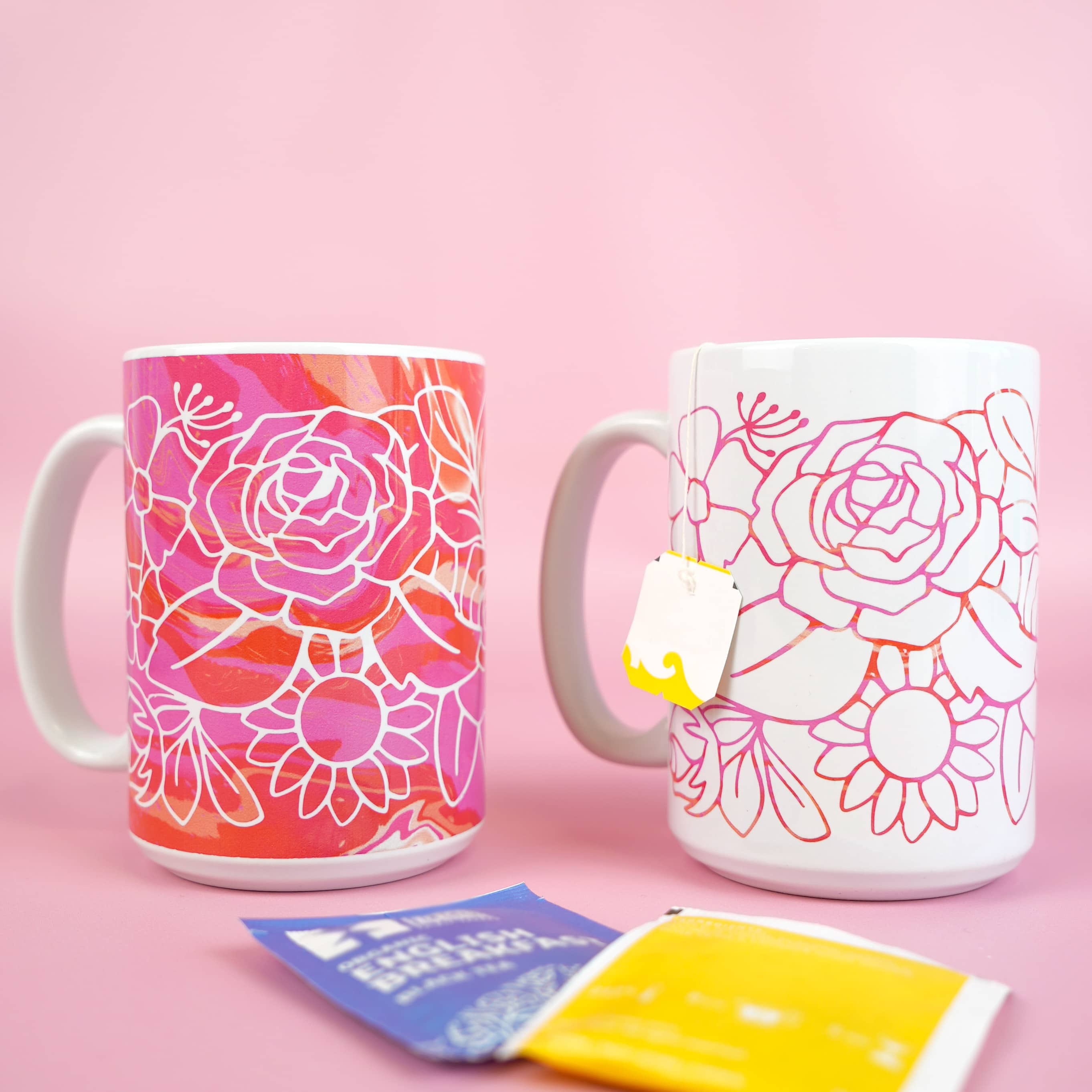 infusible ink mugs with tea bags