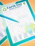 earth day word search with pen