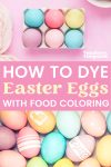 how to dye easter eggs with food coloring 