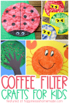 coffee filter crafts pin graphic