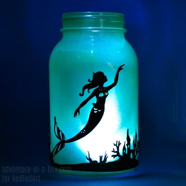 diy mermaid party lanterns