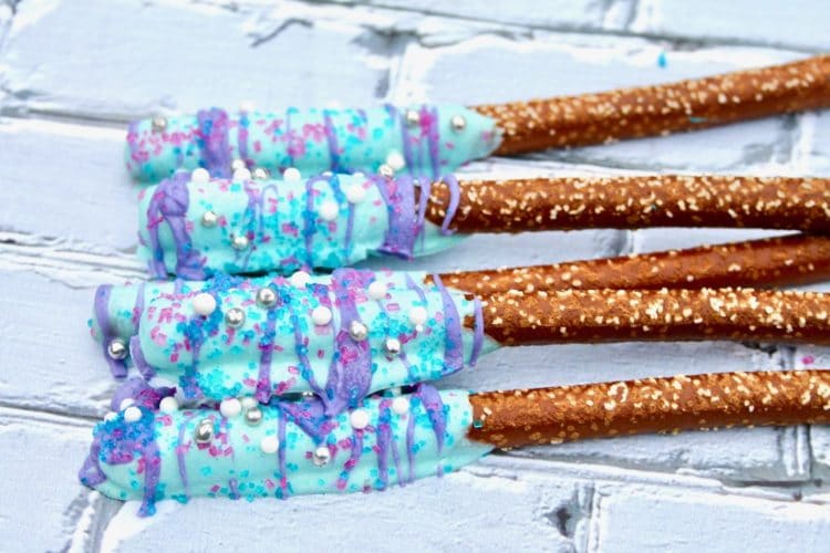 mermaid tail pretzel snacks