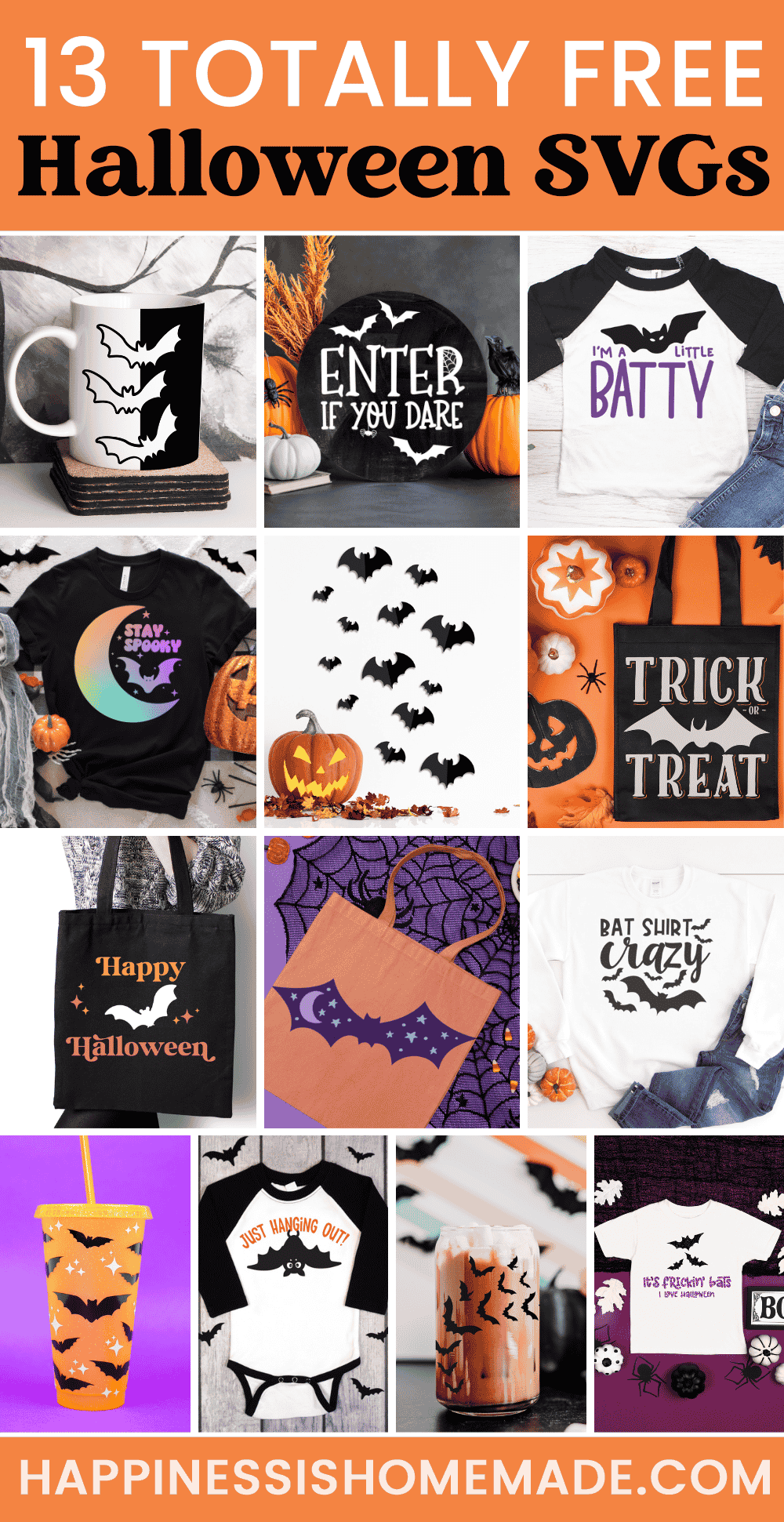 Cute Little Bat Flat Halloween PNG & SVG Design For T-Shirts