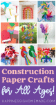  construction paper crafts for kids of all ages pin graphic