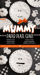 mummy paper plate craft supplies graphic