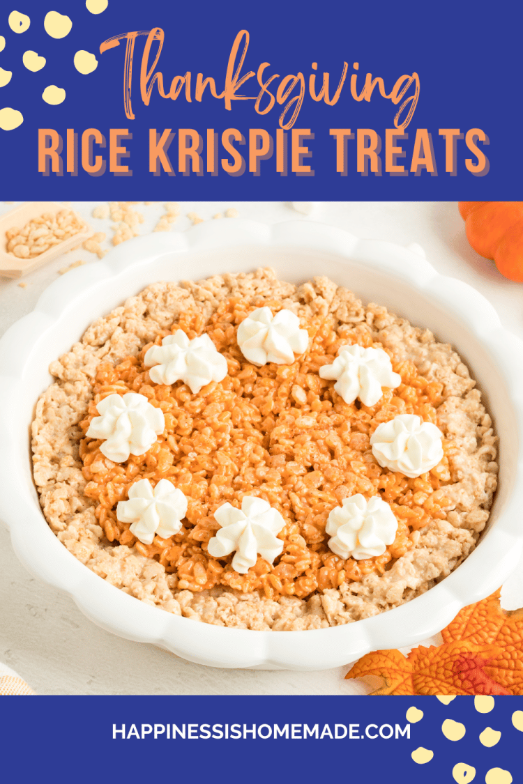 Thanksgiving rice krispie treats pin graphic